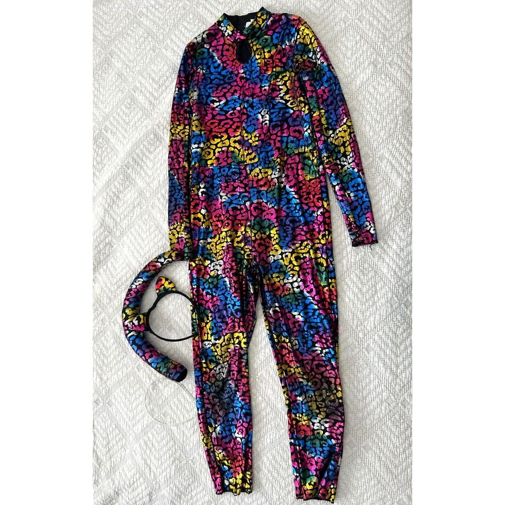 Hyde and Eek Boutique Kids Wildcat Halloween Costume + Tail & Headband Medium